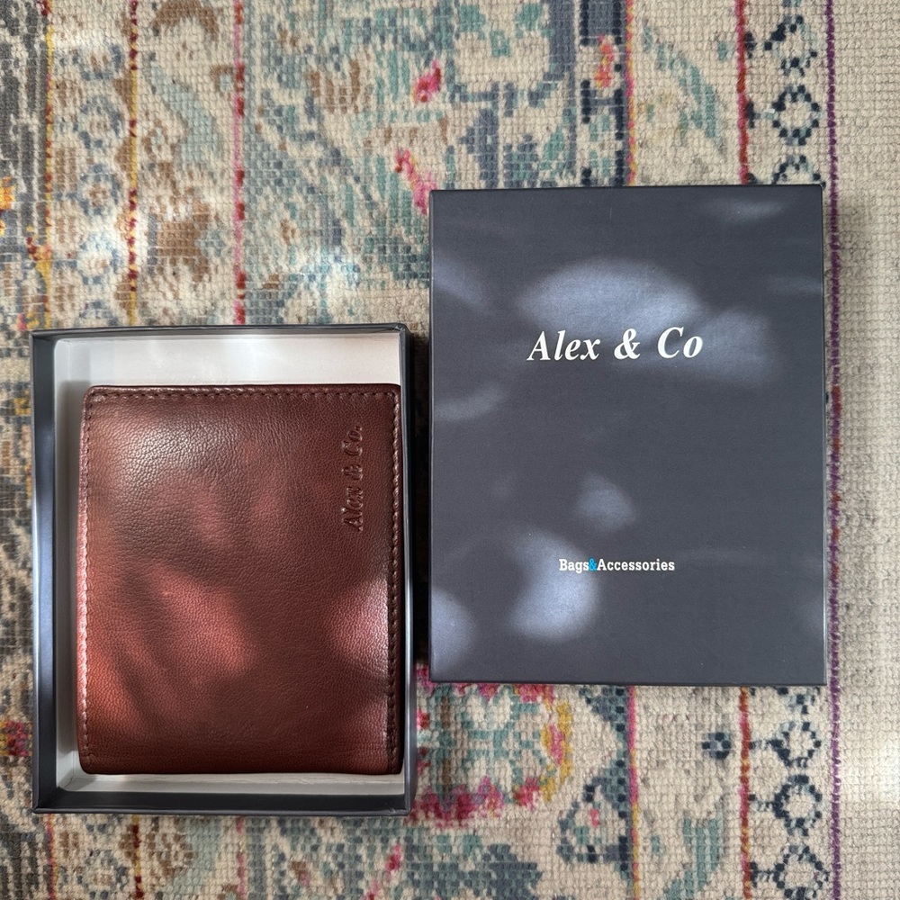 Alex & Co leather wallet